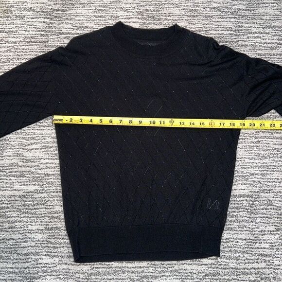 NWT RTA Avalon Open Argyle Sweater Black XS - Picture 9 of 14